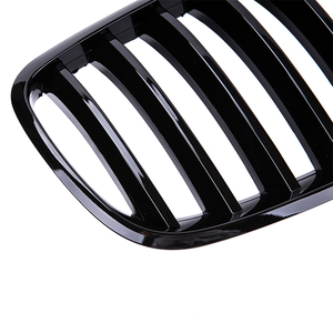 LUMA 06-13 Single Slat Gloss Matte Black M Color pour <span class=keywords><strong>BMW</strong></span> X5 <span class=keywords><strong>X6</strong></span> ABS Grill E70/<span class=keywords><strong>E71</strong></span> X5 <span class=keywords><strong>X6</strong></span> 2006-2013 Front Bumper Grille - Product Image 2