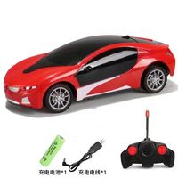 2024 nouveau Design 1/18 rechargeable haute vitesse 2.4g voiture télécommandée avec lumière LED jouets pour garçons filles voiture de course