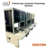 Mesin Dispensing Single Z Dual Y dengan Pelindung Keamanan dan Sumbu-Y dengan Motor Putar