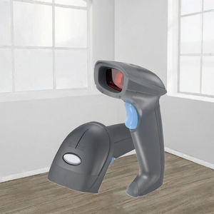 Siêu thị cầm tay máy quét mã vạch 1D & 2D màu xanh răng 2.4 Gam không dây & có dây giao diện USB QR bar code Reader trong kho - Product Image 4