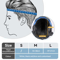 Casque de ski et de snowboard double sport personnalisé OEM et ODM conforme à la norme CE EN1077 pour adultes et enfants Couleurs personnalisées pour l'hiver
