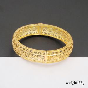 JXX Bracelet de haute qualité, nouvelle mode, plaqué or 24 carats, pour femmes, produits de mariage Dubaï/Afrique/Éthiopie - Product Image 6