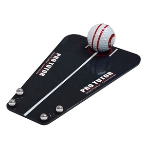 Práctica de interior barata de alta calidad ABS negro <span class=keywords><strong>Golf</strong></span> Putting Tutor Swing Training - Product Image 3