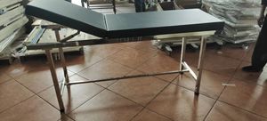 <span class=keywords><strong>Hospital</strong></span> de la clínica médica de acero inoxidable Examen Sofá Mesa de tratamiento Mesa de examen Cama - Product Image 3