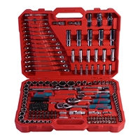 Ensemble d'outils de réparation pour la maison et la voiture en acier au carbone de 216 pièces avec garantie de 3 ans, prix d'usine, ensemble de clés à douilles