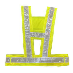 CITICITYAdjustable Polyester Safety Vest with High Visibility Reflector Strips Durable Elastic Clothing Running Vest - Product Image 4