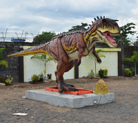 Yaşam Boyutu Hareketli Animatronic Yürüyüş t-rex Dinozor