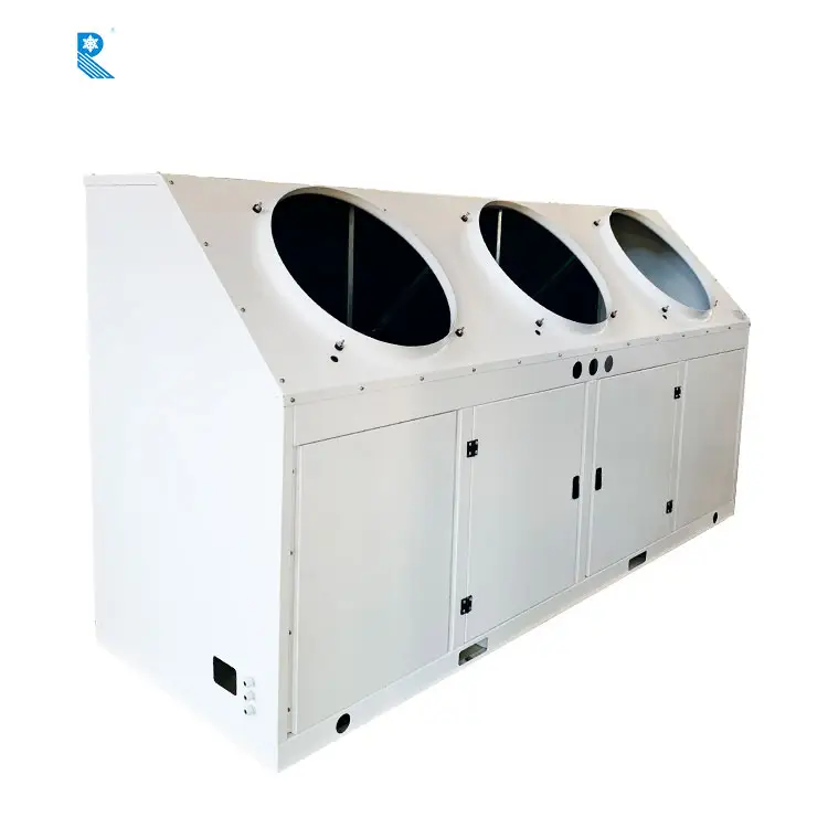 Ruixue High Quality Low Temperature Box Type Air Cooled Condenser Used for Cold Room Refrigeration Unit with Fans