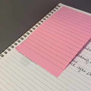 Lined <b>Sticky</b> <b>Notes</b> 6 Bright Colors Large Ruled <b>Sticky</b> Colorful Super Sticking Power Memo Pads - Product Image 3