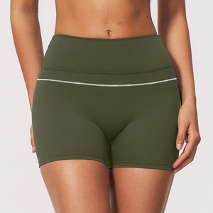 Shorts de <span class=keywords><strong>Yoga</strong></span> para Mujer 2026, Diseño Color Block, Cintura Alta, 3/<span class=keywords><strong>4</strong></span> de Longitud, Transpirables, de Secado Rápido, Control de Abdomen 3D - Product Image 3