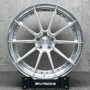 Jantes forgées en deux parties BKU 5x112 19 20 21 pouces, jantes en alliage brossées pour <span class=keywords><strong>Audi</strong></span> R8 RS5 RS6 RS Q8 S6 S7 S8 <span class=keywords><strong>SQ8</strong></span> SQ7 SQ6 TT <span class=keywords><strong>E</strong></span>-<span class=keywords><strong>tron</strong></span> - Product Image 5