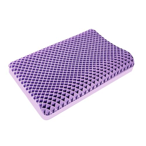 Oreiller de soutien cervical rectangulaire moderne en gel rafraîchissant et respirant, non toxique, lavable, idéal pour l'été, couleur unie - Product Image 4