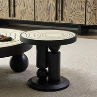 Meubles TV modernes français, style rétro, en bois massif crème, armoire de rangement, meubles de salon, ensemble meuble TV et table basse