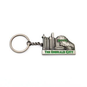 Llavero de Metal Personalizado con Monumentos de Estados Unidos, Nueva York, Chicago, Los Ángeles, San Francisco, Las Vegas, Recuerdo de Vacaciones - Product Image 2