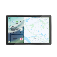 Système de navigation et d'enregistrement portable CarPlay de 13 pouces, grand écran de tableau de bord, contrôle central pour connexion Bluetooth USB, garantie 1 an