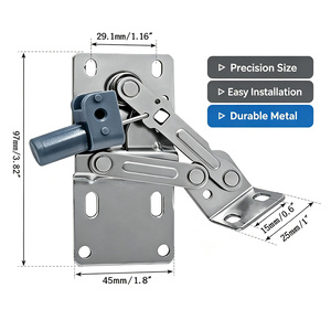 Engsel Pegas Senyap 45 Derajat untuk Lemari Wastafel, Rak Sepatu, Pintu Penyimpanan, dan Lemari dengan Sistem Tilt Out - Product Image 1