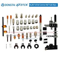Juego Completo de Herramientas Common Rail DONGTAI No.001 de 42 Piezas con Soporte para Inyectores, Económico