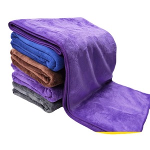 Serviette de lavage de voiture en microfibre 180x80 cm, épaisse et brossée, absorbante, pour le nettoyage et l'entretien automobile - Product Image 4