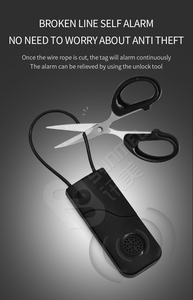 Hiệu quả RF AM cho hàng hóa sang trọng đáng báo động chống mất thẻ synmel <span class=keywords><strong>EAS</strong></span> dây buộc tần số kép chống trộm tự báo động - Product Image 4