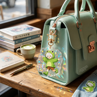 Porte-clés 3D personnalisés vierges givrés, accessoires personnalisables pour la sublimation, porte-clés vierges en acrylique transparent coloré pour téléphone