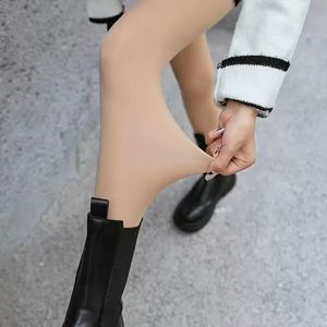 Strumento magico per migliorare le gambe Super-pelle che fonde un aspetto naturale idratante <span class=keywords><strong>Leggings</strong></span> ispessiti foderati in pile autunno inverno - Product Image 2
