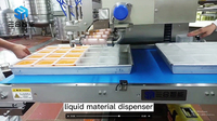 Déposant à plusieurs pistons Applicable aux gâteaux, au pain, aux desserts à la mousse, aux choux et à d'autres produits pour le remplissage quantitatif