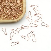 Épingles de sécurité en forme de gourde en fer, personnalisées en usine en Chine, 21,5 mm, épingles de sécurité en forme de poire