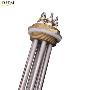 Latón de inmersión brida <span class=keywords><strong>calentador</strong></span> eléctrico elemento de calefacción con tapa de plástico - Product Image 3