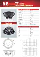 Haut-parleur passif de médium de 12 pouces en ferrite NR, son surround, aimant de 190 mm, bobine vocale de 3 pouces pour sonorisation professionnelle