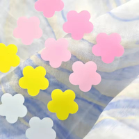 Patch anti-acné en gel à base d'eau, imperméable, en forme de fleur colorée, design moderne, personnalisation OEM pour les soins du visage personnels