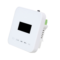 Amplificateur mural 2x20W avec support Bluetooth, écran LCD, radio numérique à réglage automatique pour système domestique intelligent et système audio domestique