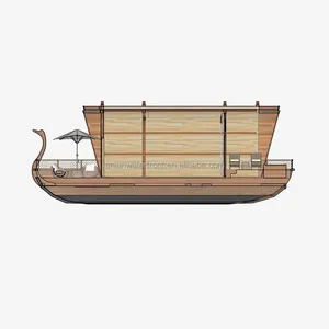 Fabrik preise Boots haus Container haus Modulare Fertighäuser aus Holz Fertighäuser Moderne Luxus villa 3D-Modelldesign Traditionell