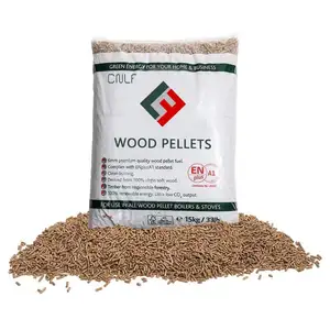 A1Class A1 Pine Wood Pellets 6mm DIN+ Plus A1/A2 BSL Approved Wood Pellets In 15kg Bags