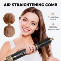 Brosse à air chaud ionique multifonctionnelle 5-en-1 1000W, sèche-cheveux professionnel, brosse coiffante, moteur sans balais, logo personnalisé
