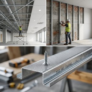 Profilé en U en acier galvanisé robuste, design moderne <span class=keywords><strong>pour</strong></span> suspension de <span class=keywords><strong>plafond</strong></span> et systèmes de renforcement en béton - Product Image 2