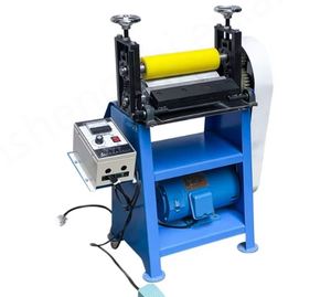 Mechanical Electrical Speed Control PU Leather Puller Brush Glue <b>Machine</b> Shoulder Belt <b>Laminating</b> Motor for Leather Machinery - Product Image 2