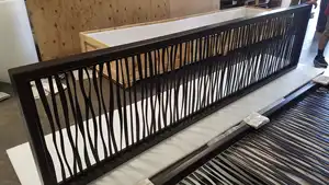 Tangga Modern Et Mains Courantes Besi Tempa Tangga Besi Tahan Karat Balkon Desain Pagar Pegangan Tangan Langkan