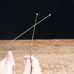 Bacchette di Rame per Rabdomanzia di Qualità - 2 Pezzi, Realizzate con Tecnica di Fusione - per Strumenti di Caccia ai Fantasmi, Rilevamento Acqua, Oggetti Interrati, ecc. - Product Image 2