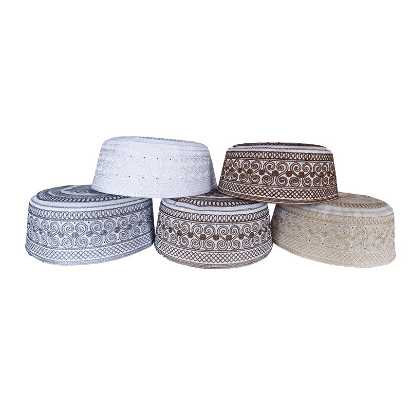 Custom Embroidered Adult Muslim Kufi Hat