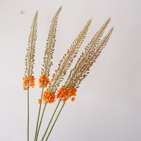 Fleur artificielle en soie en forme de lys queue de renard pour mariage, fêtes, accessoires de photographie - Composition florale semi-artisanale pour la maison