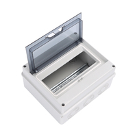 Boîtier de distribution basse tension en plastique ABS Jinkang HT-8 IP65, pour usage extérieur, étanche et anti-poussière