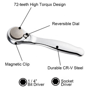28 in 1 Multifunctional Mini Socket Hex 72-tooth Ratchet Socket <strong>Wrench</strong> <strong>Set</strong> for <strong>Small</strong> Space Applications - Product Image 3