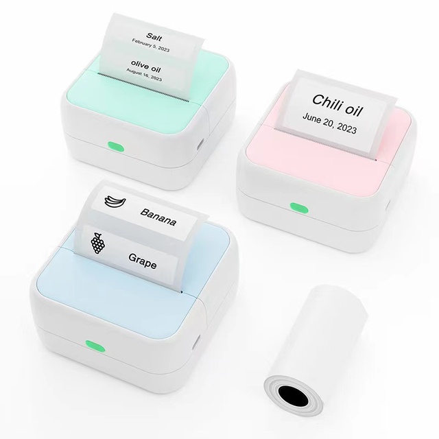 New Cx 58mm Portable for Thermal Printer with Barcode & Thermal Paper Support for Student Study