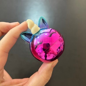 ISMAN Vente en gros de contenants pour baume à lèvres en forme de lapin et d'unicornes mignons de 7 g, étuis à rouge à lèvres ronds en forme de dessin animé pour enfants, pots cosmétiques pour enfants - Product Image 6