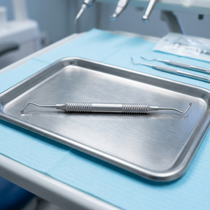 Aplicador manual de cordón gingival Clase I, hecho de metal y acero duraderos - Product Image 3