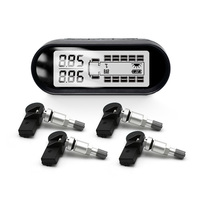 Système TPMS numérique haute précision avec alertes visuelles et sonores pour la pression, la température et les fuites, capteur 4 pneus 433 MHz, garantie 12 mois