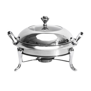 Piccola pentola calda di lusso in acciaio inox con coperchio in acciaio Design moderno fondo a induzione per fornelli a Gas per la cottura delle zuppe a casa - Product Image 6