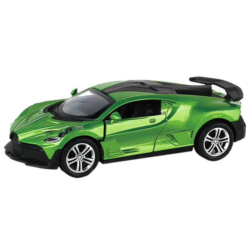 Qs atacado personalizado brinquedos do veículo 1:28, alta simulação diecast, modelo em miniatura, brinquedos, puxar para trás, morre, carros fundidos, com som, luzes