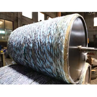 Pièces de rechange de haute qualité pour machines à ouvrir de marque GERON : Rouleaux en acier, revêtements métalliques pour machines textiles