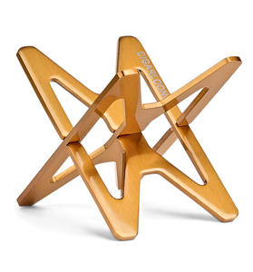 Креативная портативная подставка для сигар CIGARLOONG из цинкового сплава, дизайн в форме звезды, складная, прочная, устойчивая, для одной сигары - Product Image 1